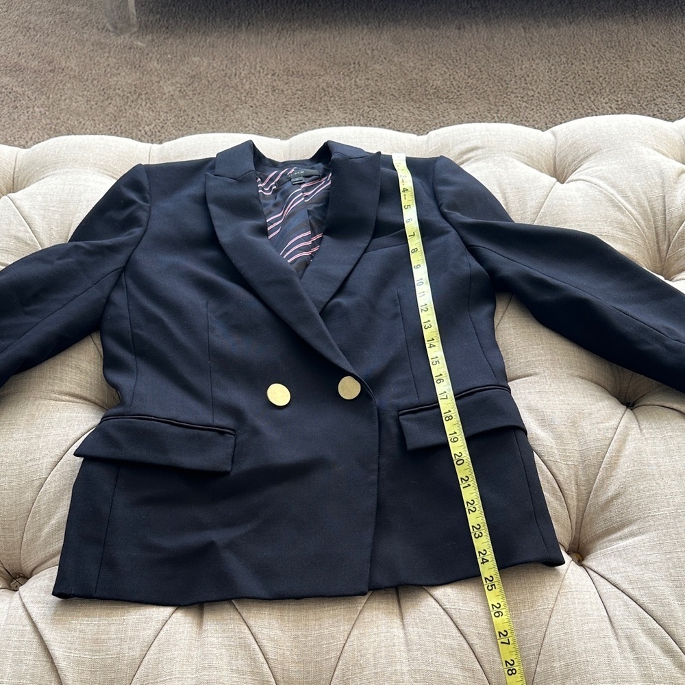 J. Crew Navy Blazer with Gold Accents - Picture 10 of 14